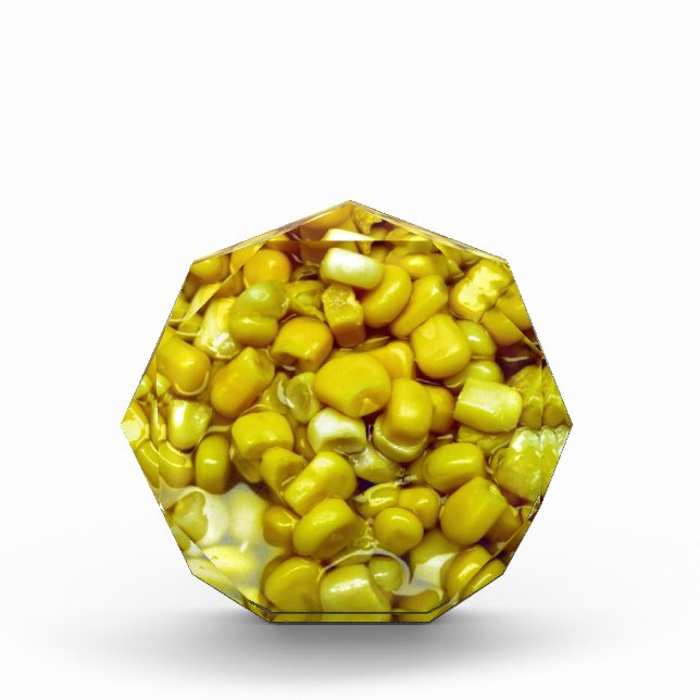 Yellow Corn Acrylic Award (Front)