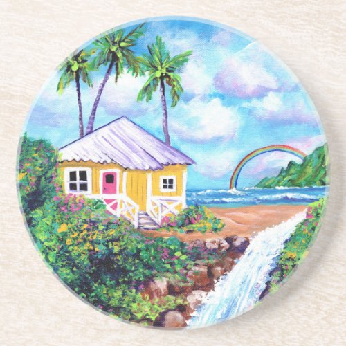 Yellow Cottage with Waterfall Coaster