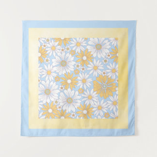 Yellow Country Flower art Tapestry