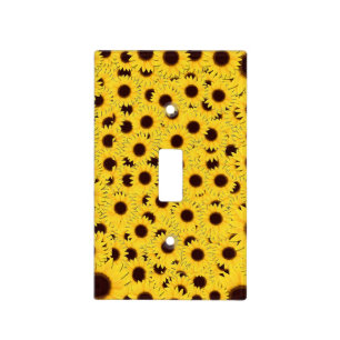 Yellow Country Sunflowers Light Switch Cover