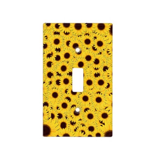 Yellow Country Sunflowers Light Switch Cover