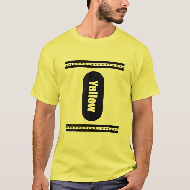 Yellow Crayon Box Halloween Costume Friend Group T-Shirt (Front)