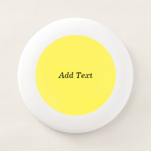 Yellow Create Your Own Add Text  Wham-O Frisbee