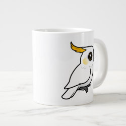 Yellow-crested Cockatoo (crest down) Jumbo Mug