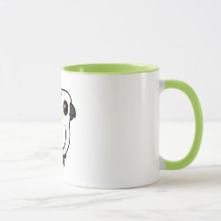 Yellow-crested Cockatoo (crest down) Combo Mug