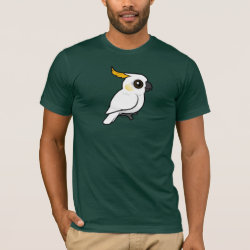 Yellow-crested Cockatoo (crest down) Men's Basic American Apparel T-Shirt