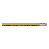 Yellow Crime Scene Tape Pencil (Rotated 270)