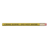 Yellow Crime Scene Tape Pencil (Front)