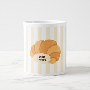 Yellow Croissant Giant Coffee Mug