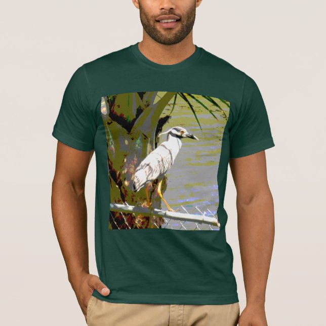Yellow-crowned Night Heron T-Shirt (Front)