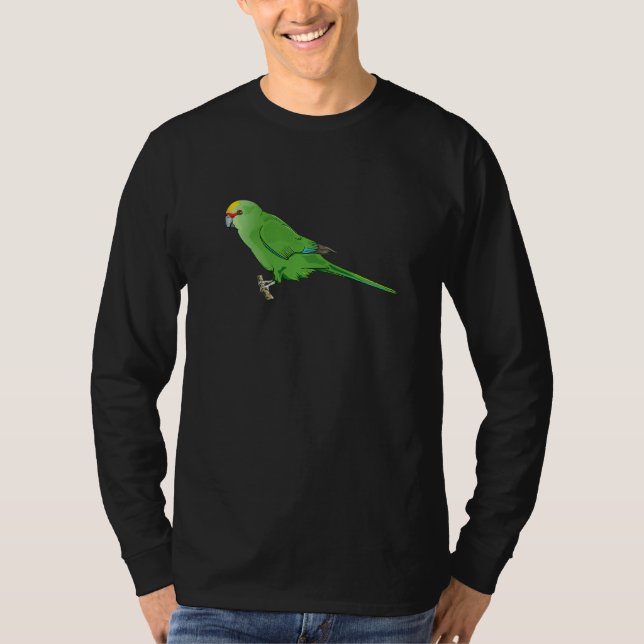 Yellow crowned parakeet Kakariki   T-Shirt (Front)
