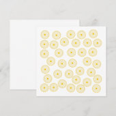 Yellow Cupcake Pattern. (Front/Back)