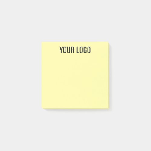 Yellow Custom Company Logo Promotional Post_it Notes