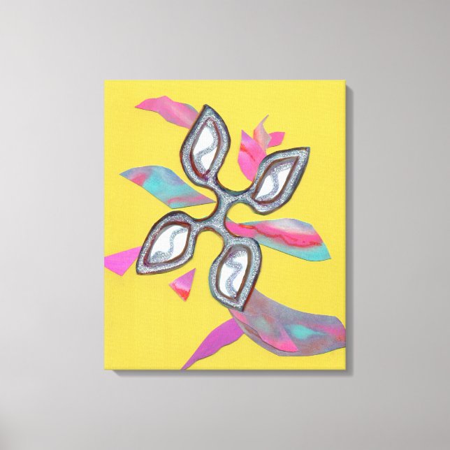 "Yellow Cutting Edge" Fine Art Canvas Print (Front)