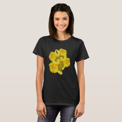 Yellow Daffodil Flowers Bouquet T_Shirt
