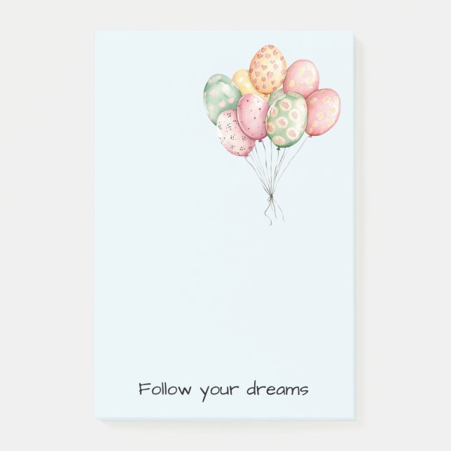 Yellow Daffodil Flowers Peach Bow Post-it Notes (Front)