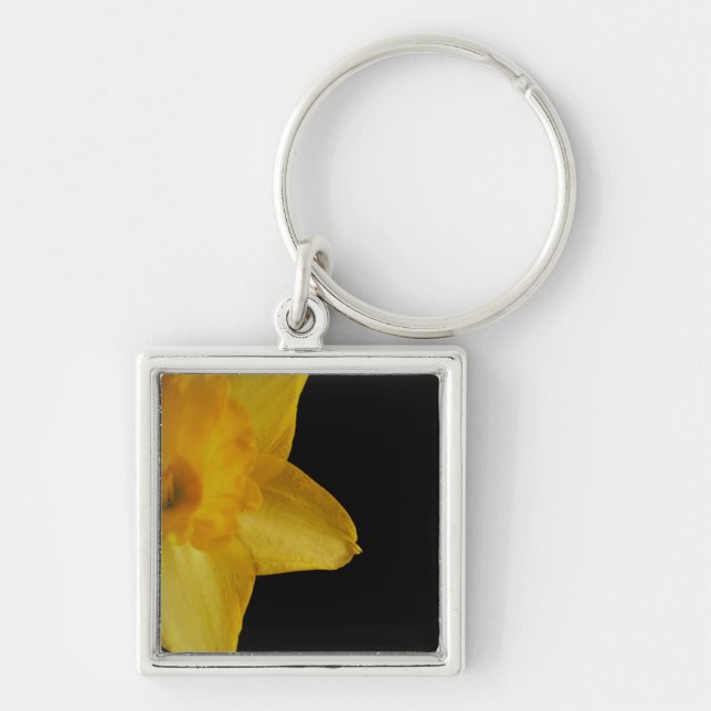 Yellow Daffodil Key Chain (Front)