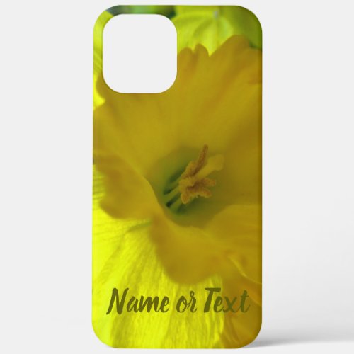 Yellow Daffodil Narcissus Flower Bright Cheerful iPhone 12 Pro Max Case