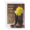 Yellow Daffodils and Cowboy Boots Western Wedding