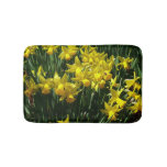 Yellow Daffodils I Cheery Spring Flowers Bath Mat