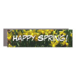 Yellow Daffodils I Cheery Spring Flowers Car Magnet
