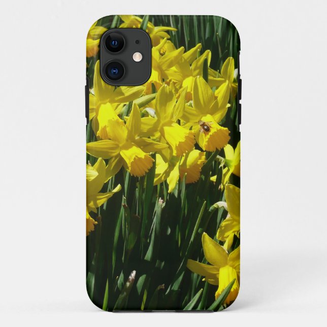 Yellow Daffodils I Cheery Spring Flowers Case-Mate iPhone Case (Back)