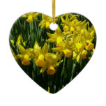 Yellow Daffodils I Cheery Spring Flowers Ceramic Ornament