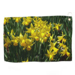 Yellow Daffodils I Cheery Spring Flowers Golf Towel