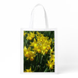 Yellow Daffodils I Cheery Spring Flowers Grocery Bag