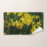 Yellow Daffodils I Cheery Spring Flowers Hand Towel