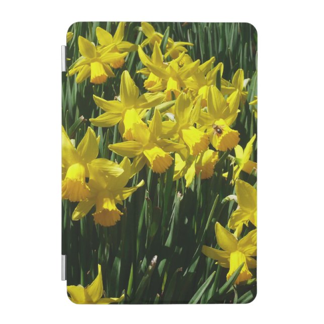 Yellow Daffodils I Cheery Spring Flowers iPad Mini Cover (Front)