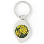 Yellow Daffodils I Cheery Spring Flowers Keychain