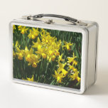 Yellow Daffodils I Cheery Spring Flowers Metal Lunch Box