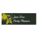 Yellow Daffodils I Cheery Spring Flowers Name Tag