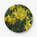 Yellow Daffodils I Cheery Spring Flowers Paper Plate