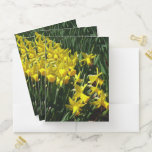 Yellow Daffodils I Cheery Spring Flowers Pocket Folder