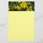 Yellow Daffodils I Cheery Spring Flowers Stationery