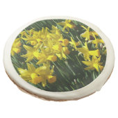 Yellow Daffodils I Cheery Spring Flowers Sugar Cookie (Angled)