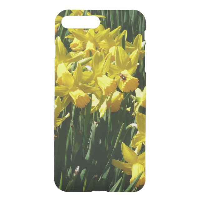 Yellow Daffodils I Cheery Spring Flowers Uncommon iPhone Case (Back)