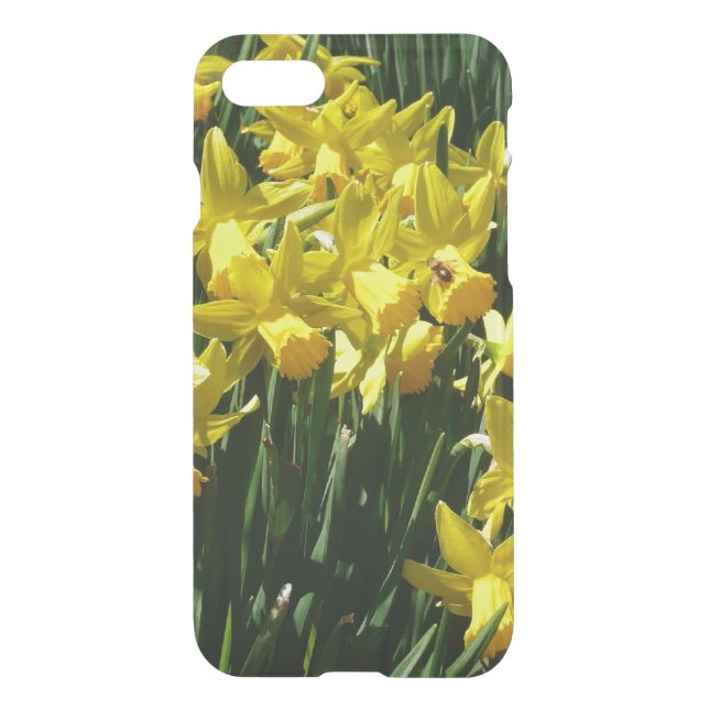 Yellow Daffodils I Cheery Spring Flowers Uncommon iPhone Case (Back)