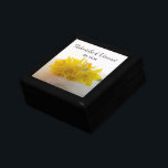 Yellow Daffodils on White Spring Wedding Keepsake Box<br><div class="desc">The pretty Yellow Daffodils on White Spring Wedding Gift Box can be personalized with the names of the bride and groom and their March, April or May springtime marriage ceremony date. Create a personalized keepsake gift for the newlyweds or a thank you gift for your wedding attendants, bridesmaids and bridal...</div>