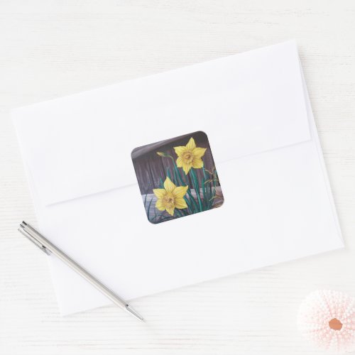 Yellow Daffodils Stickers