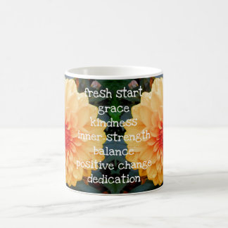Yellow Dahlia Flower Coffee Mug