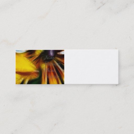 Customizable Yellow Daisies Autumn Sunflowers Flowers Art Business Card Templates