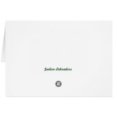 yellow daisies cards (Back Horizontal)