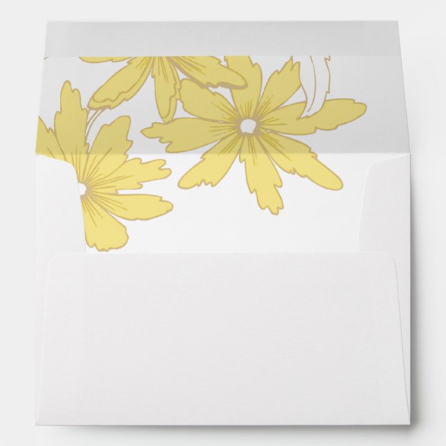 Yellow Daisies Envelope (Back (Bottom))