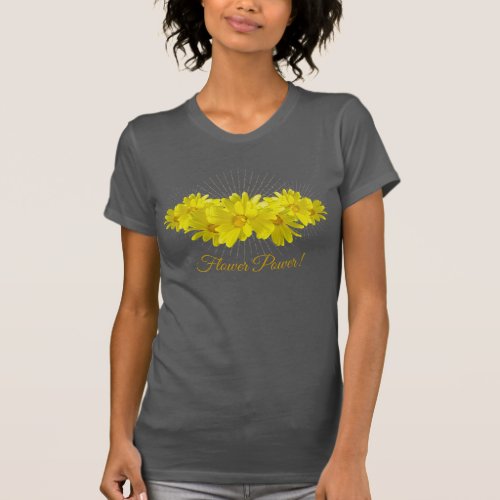 Yellow Daisies Flower Glow T_Shirt