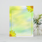 Yellow Daisies Letterhead (Standing Front)