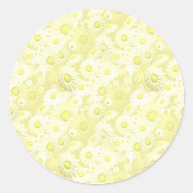 Yellow Daisies Stickers (Front)