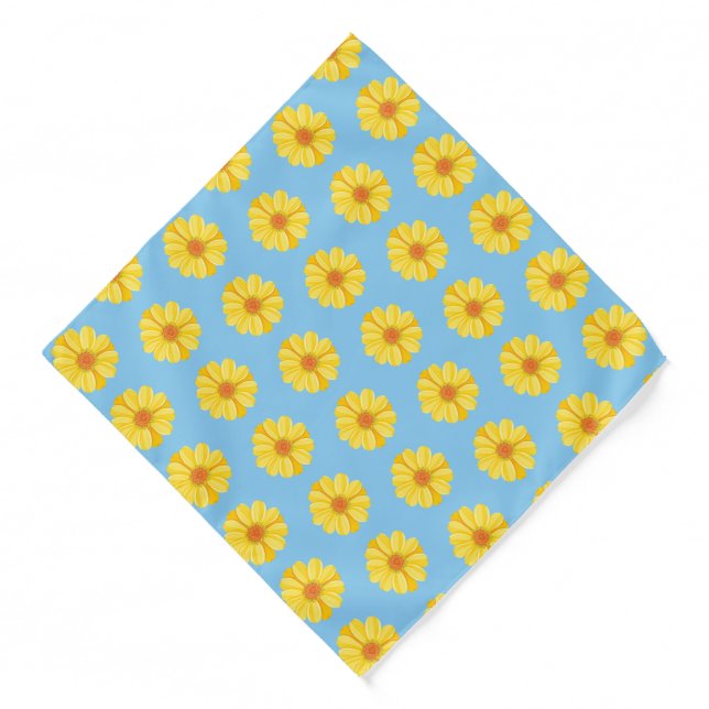 Yellow Daisy Bandana (Front)